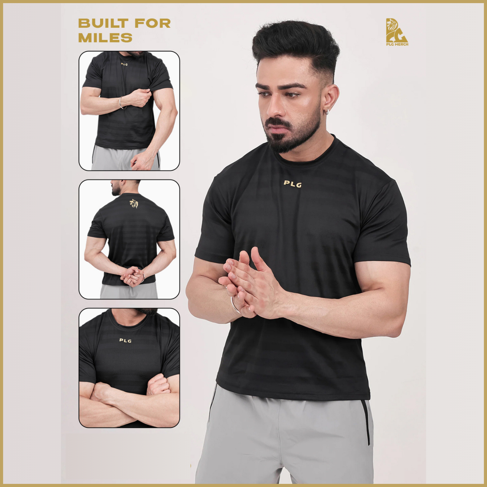 PLG Sport Tshirt Black