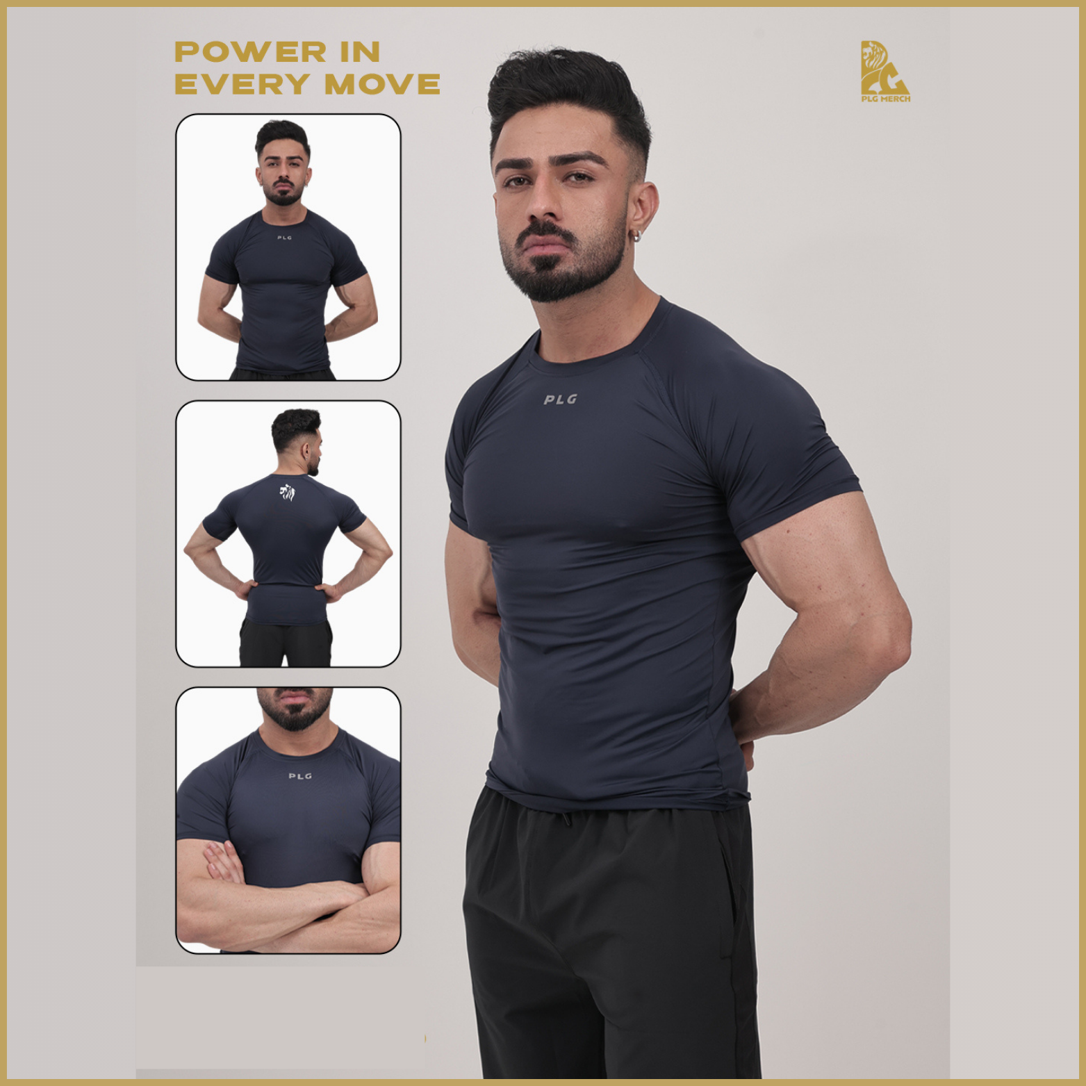 PLG Sport Tshirt Navy