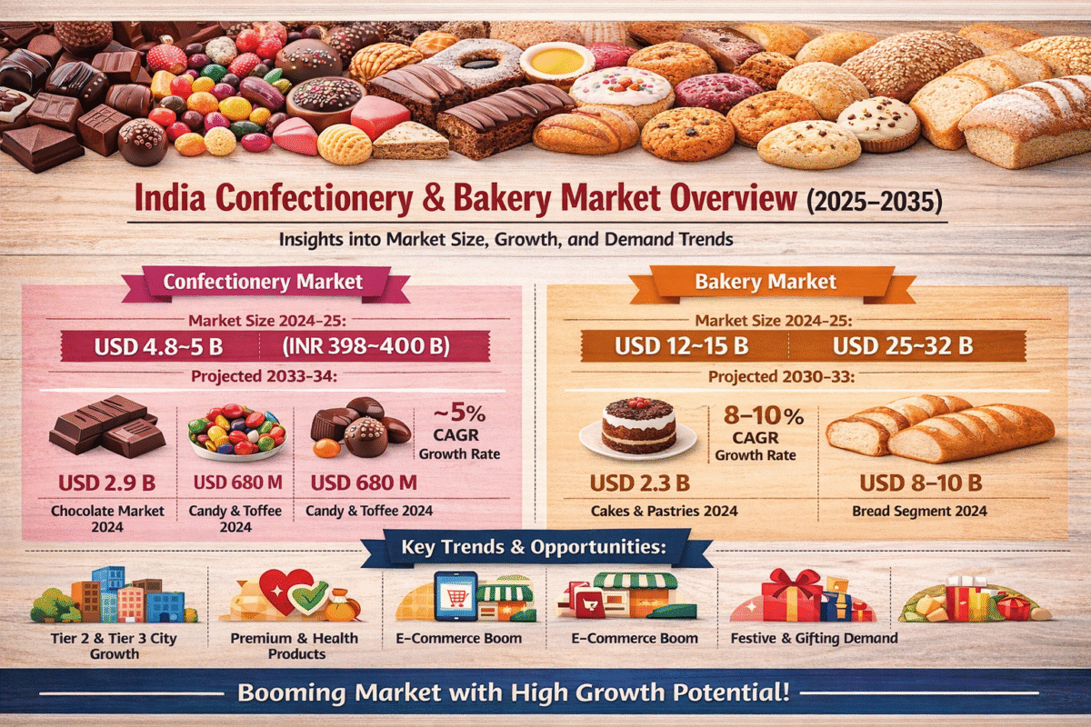 India Confectionery & Bakery Market Size, Demand & Growth
