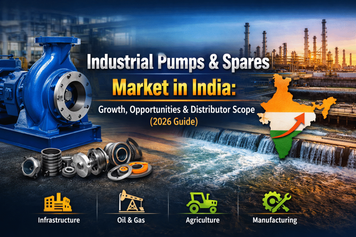 Market Size & Growth of Industrial Pumps in India